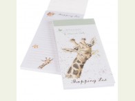 WD boodschappenlijst magneet "Flowers" giraffe